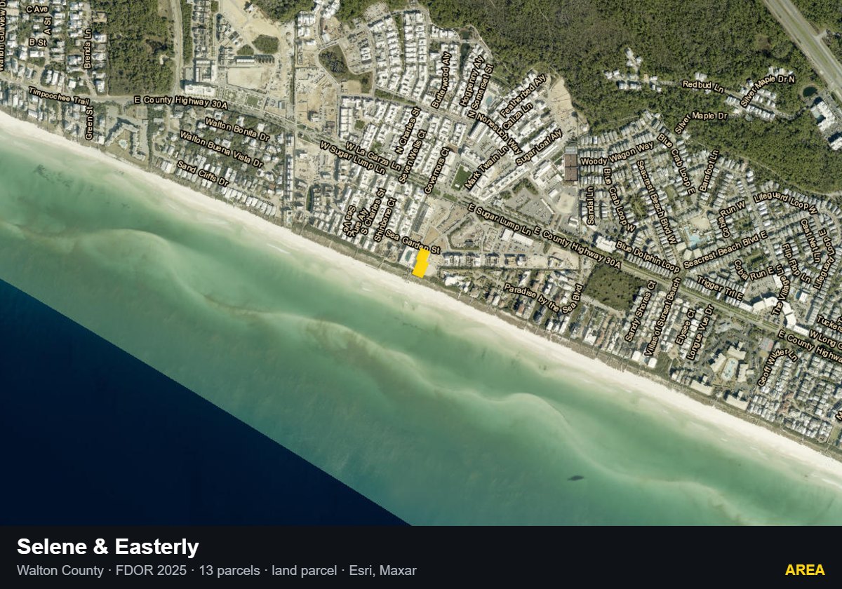 Selene & Easterly — Area parcel record