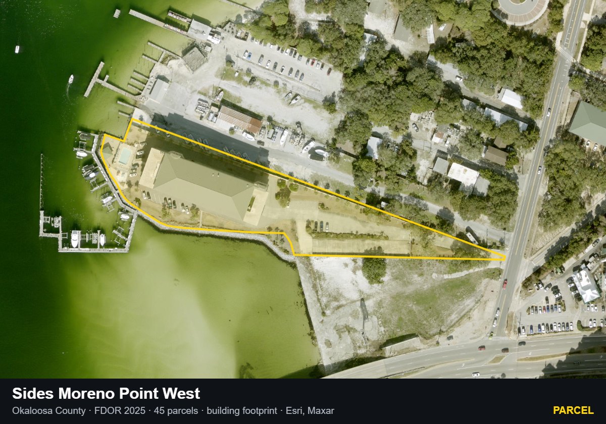 Sides Moreno Point West — Parcel parcel record