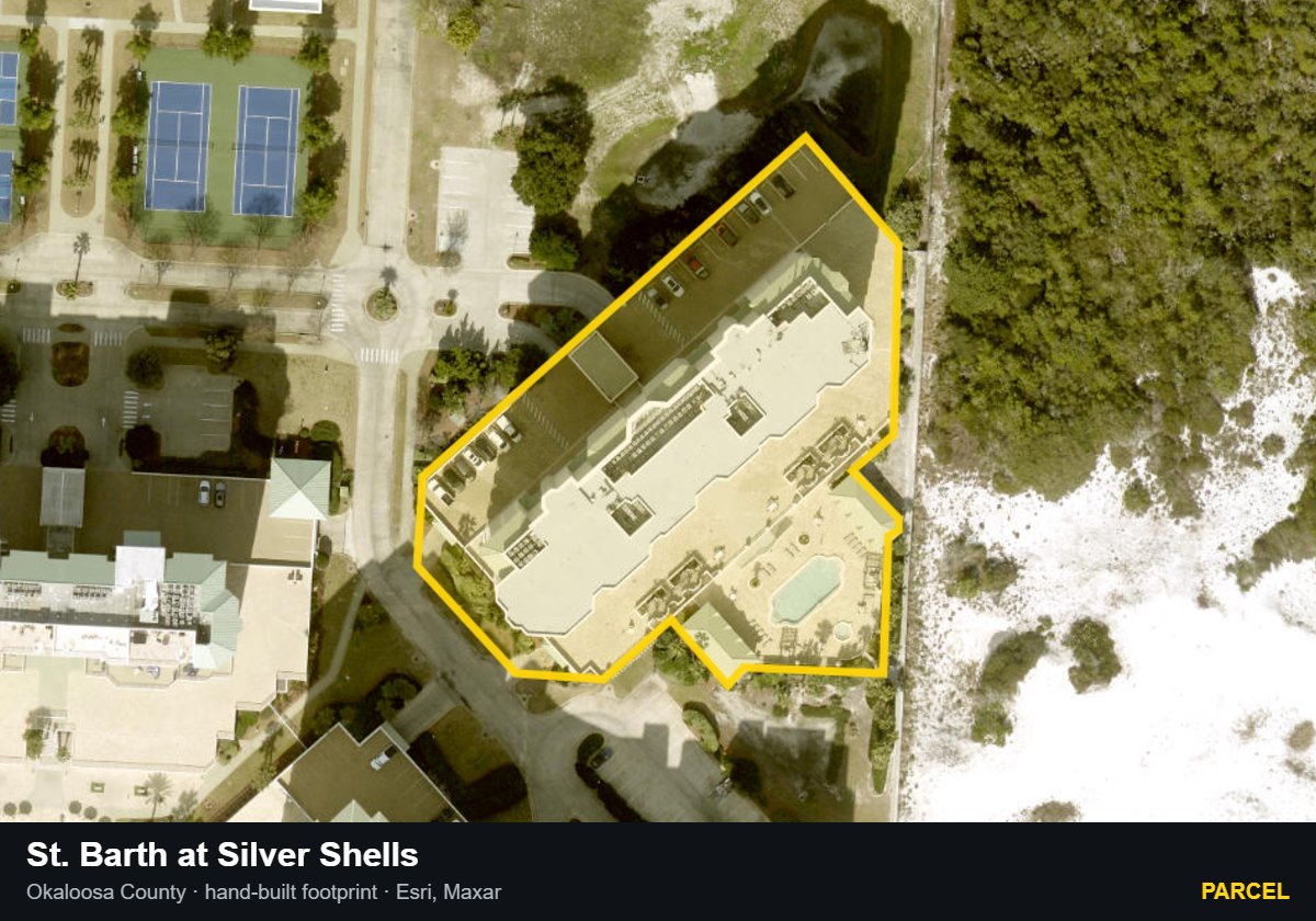 St. Barth at Silver Shells — Parcel parcel record