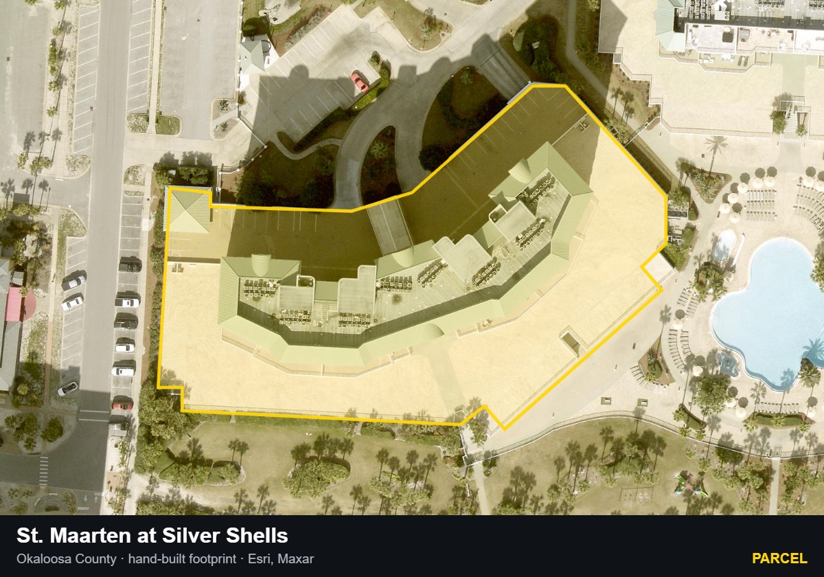 St. Maarten at Silver Shells — Parcel parcel record