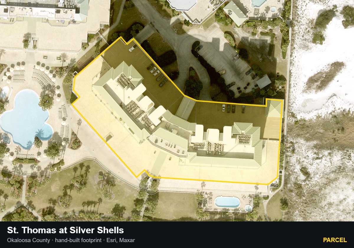 St. Thomas at Silver Shells — Parcel parcel record