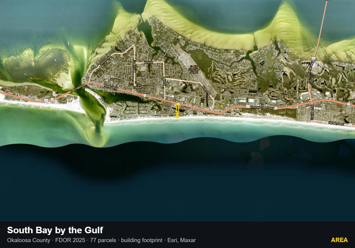 South Bay by the Gulf — Area parcel record