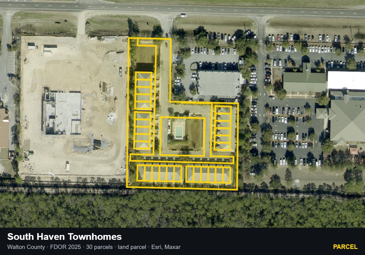 South Haven Townhomes — Parcel parcel record