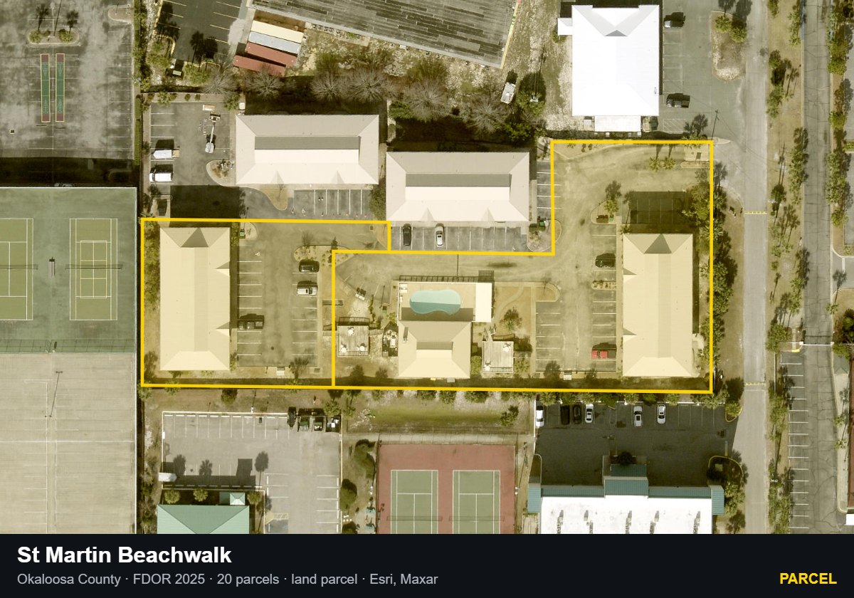 St Martin Beachwalk — Parcel parcel record