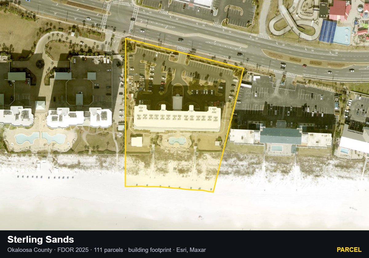 Sterling Sands — Parcel parcel record