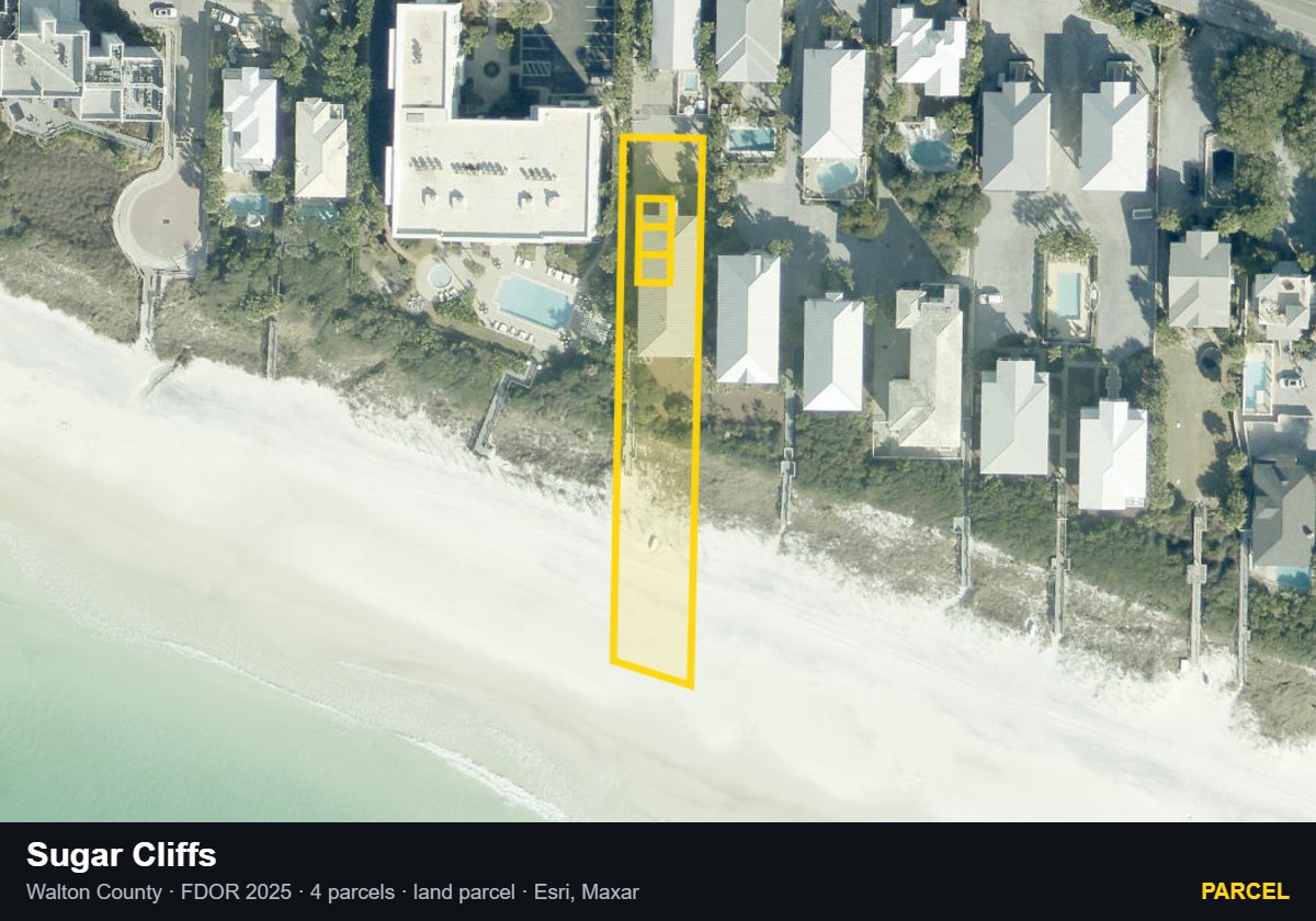 Sugar Cliffs — Parcel parcel record
