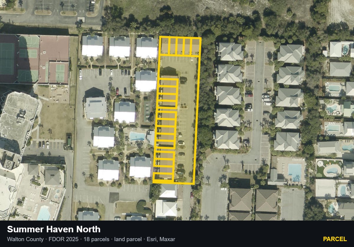Summer Haven North — Parcel parcel record
