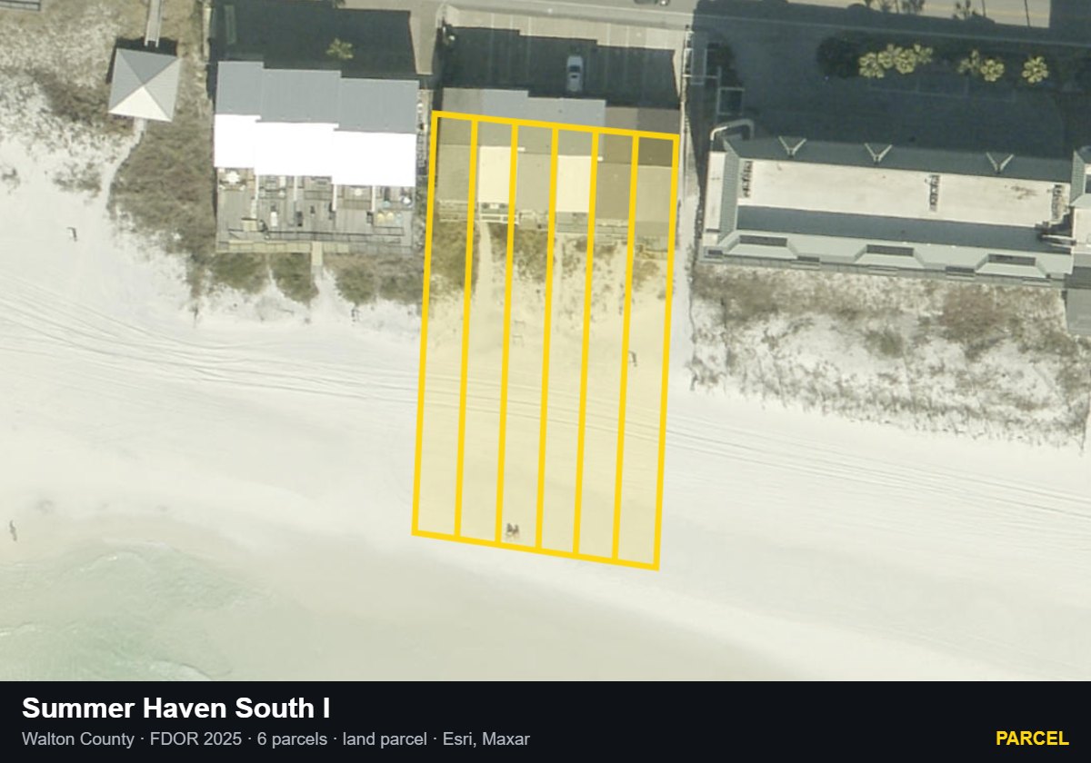Summer Haven South I — Parcel parcel record