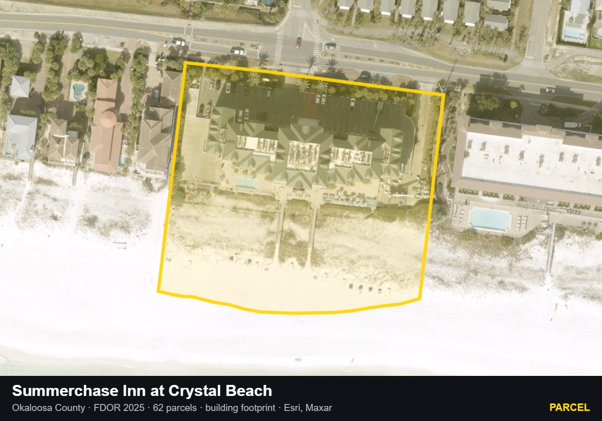 Summerchase Inn at Crystal Beach — Parcel parcel record