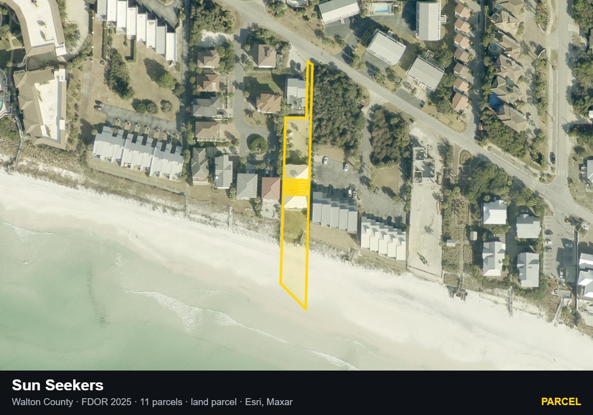 Sun Seekers — Parcel parcel record