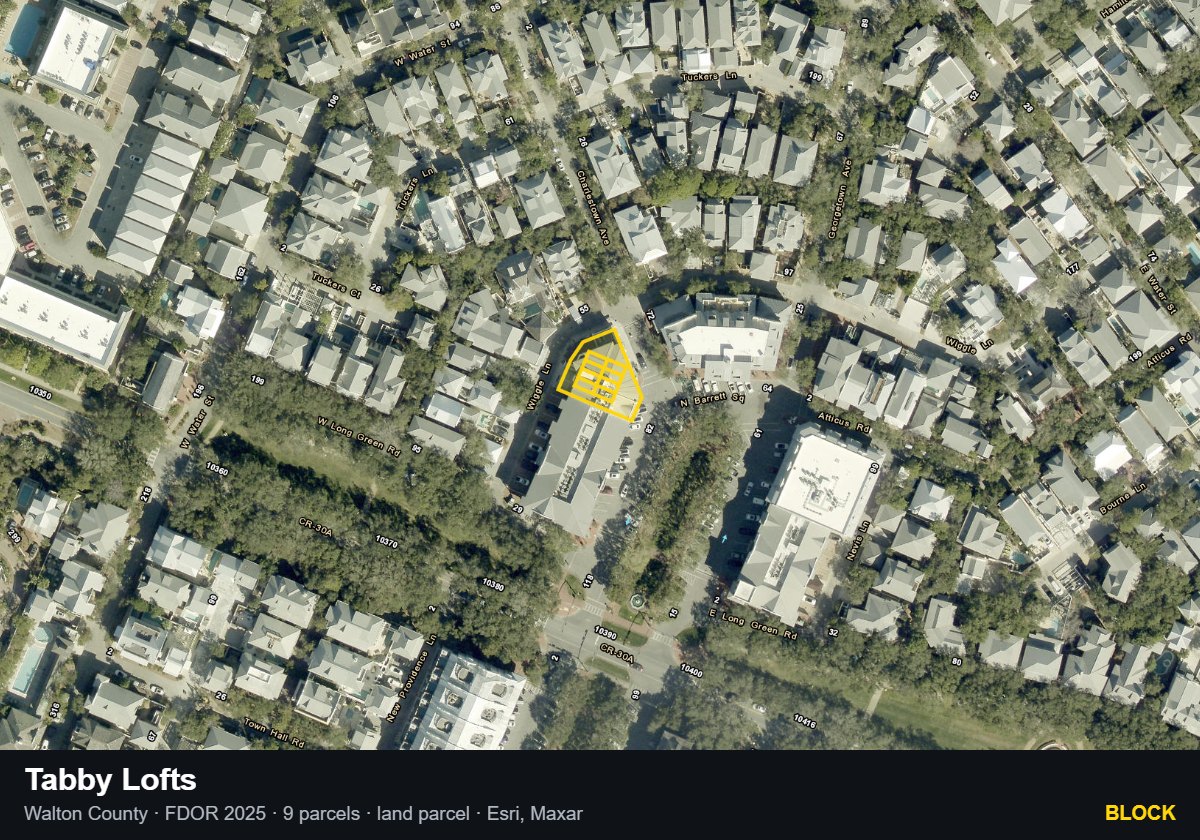 Tabby Lofts — Block parcel record