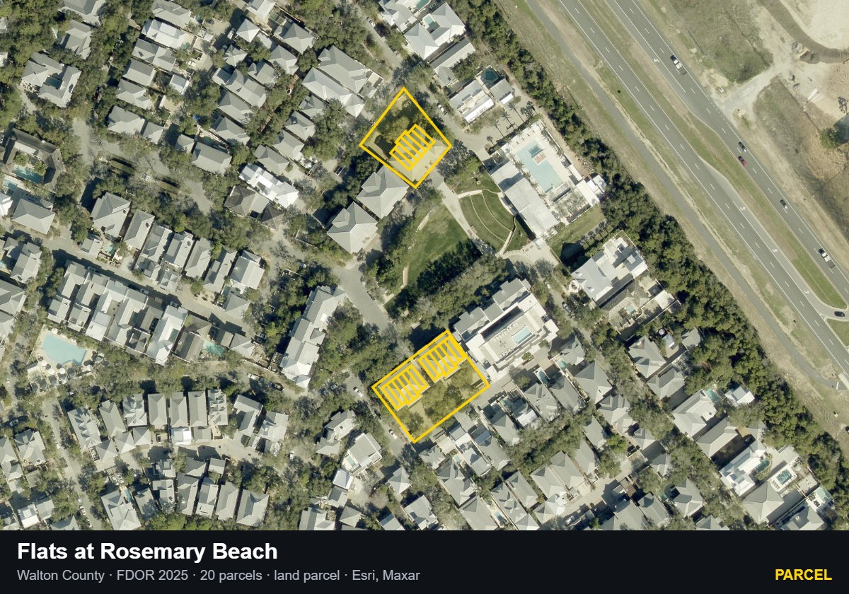 Flats at Rosemary Beach — Parcel parcel record