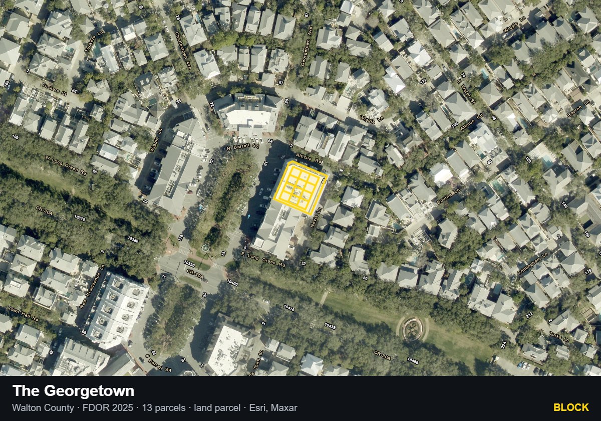 The Georgetown — Block parcel record