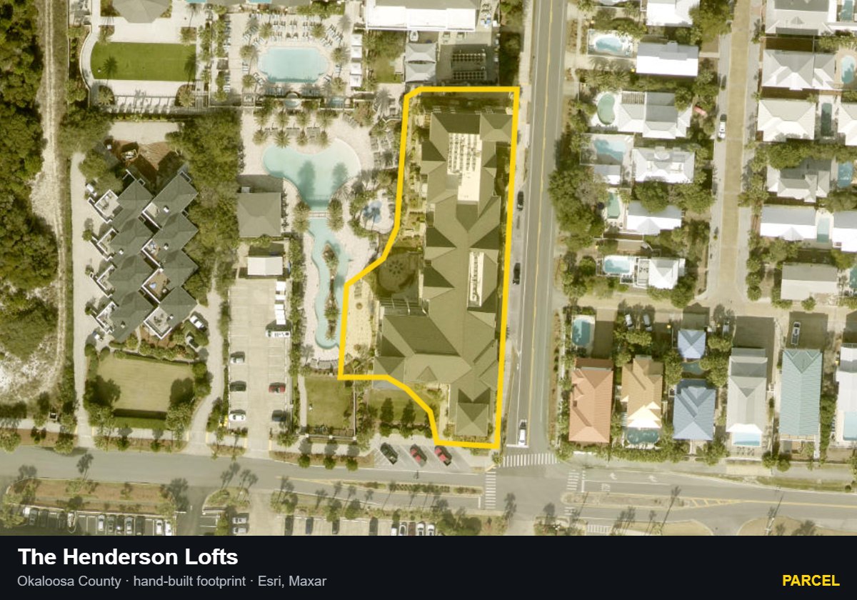 The Henderson Lofts — Parcel parcel record