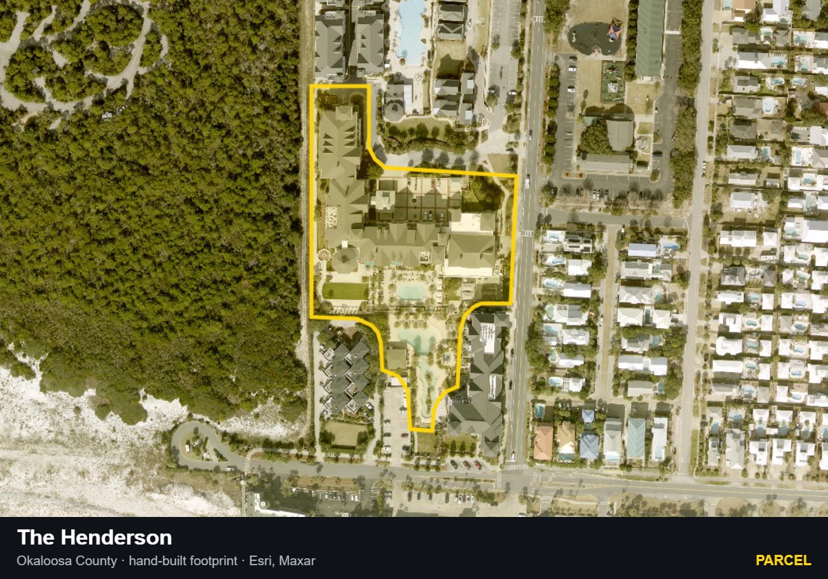 The Henderson — Parcel parcel record