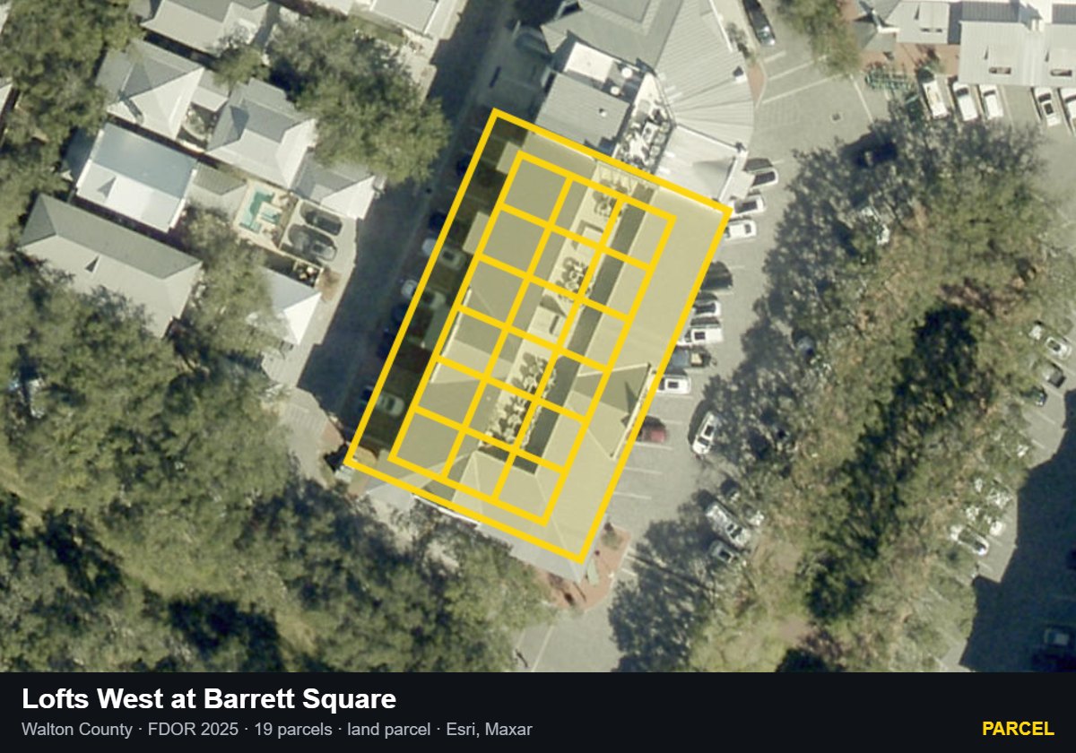 Lofts West at Barrett Square — Parcel parcel record