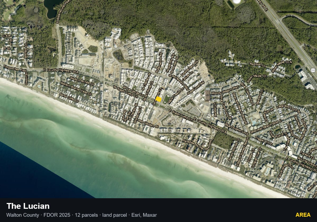 The Lucian — Area parcel record