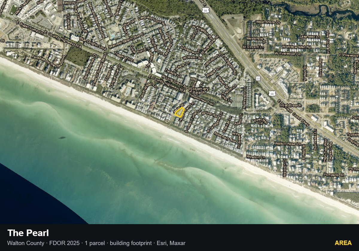 The Pearl — Area parcel record