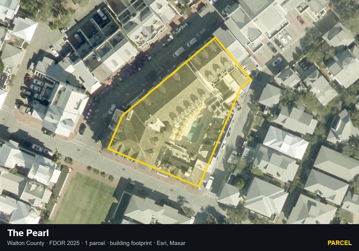 The Pearl — Parcel parcel record