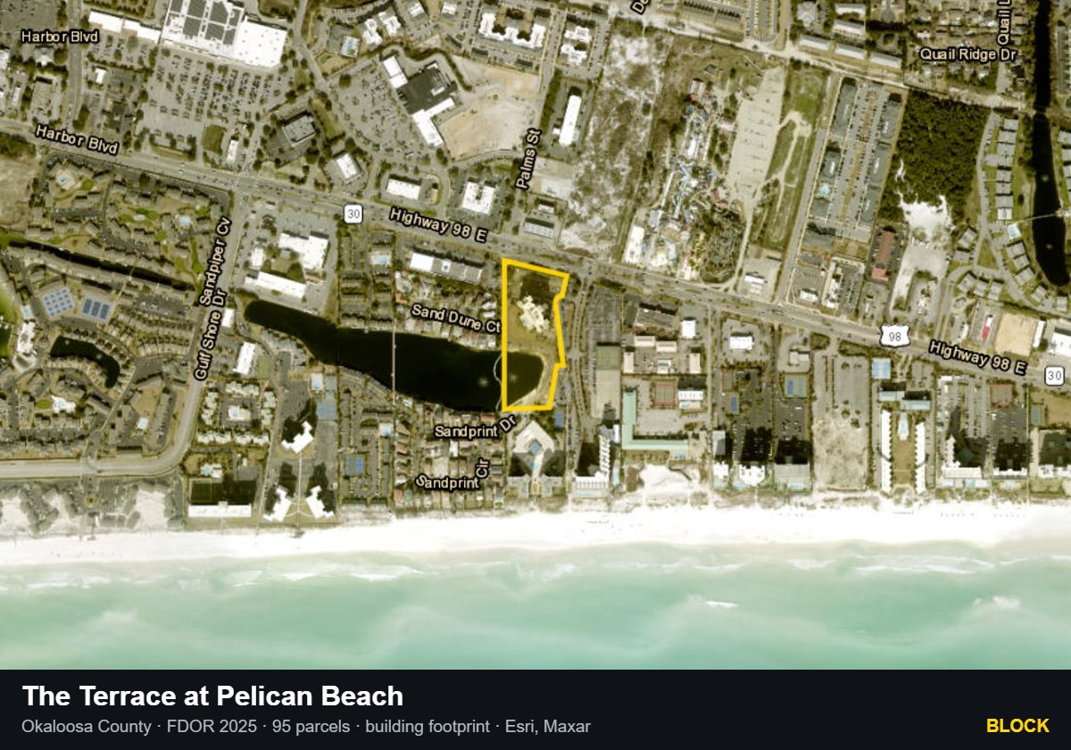 The Terrace at Pelican Beach — Block parcel record