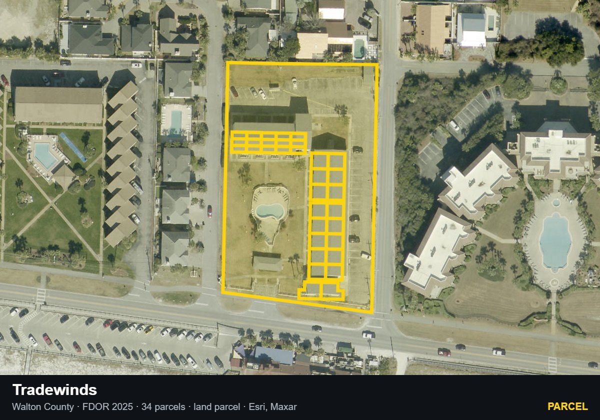 Tradewinds — Parcel parcel record