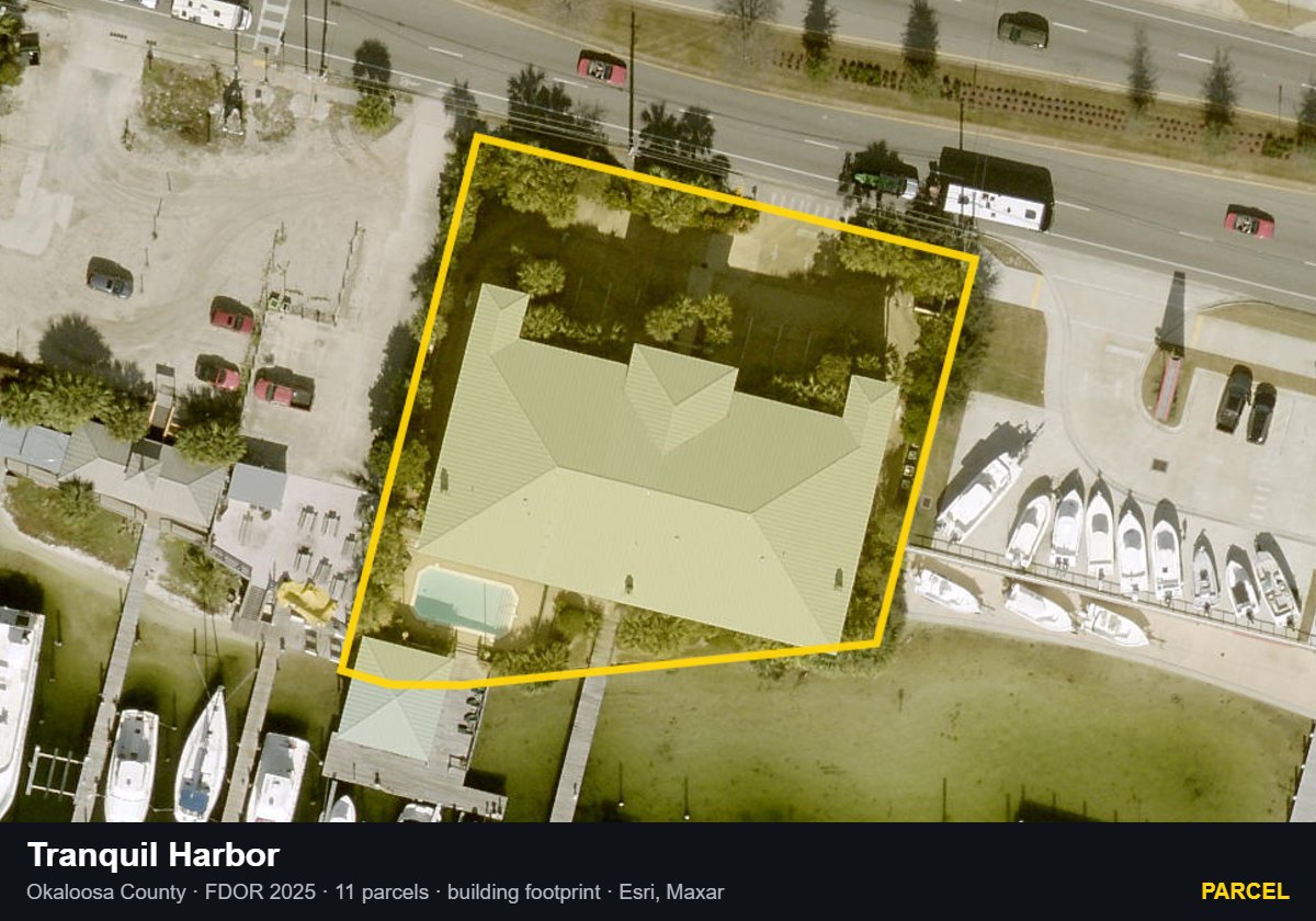 Tranquil Harbor — Parcel parcel record