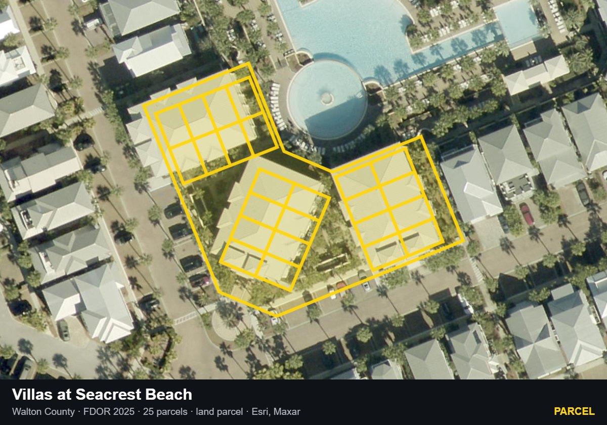 Villas at Seacrest Beach — Parcel parcel record