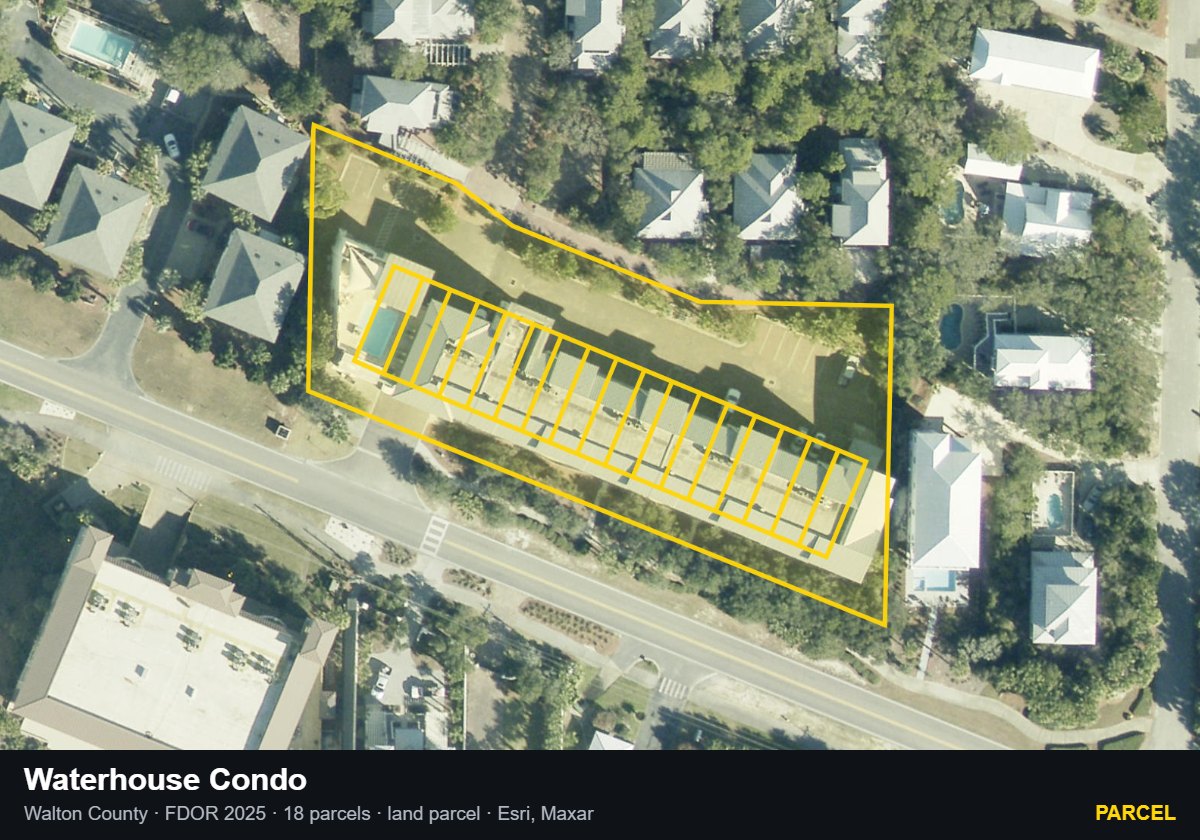 Waterhouse Condo — Parcel parcel record