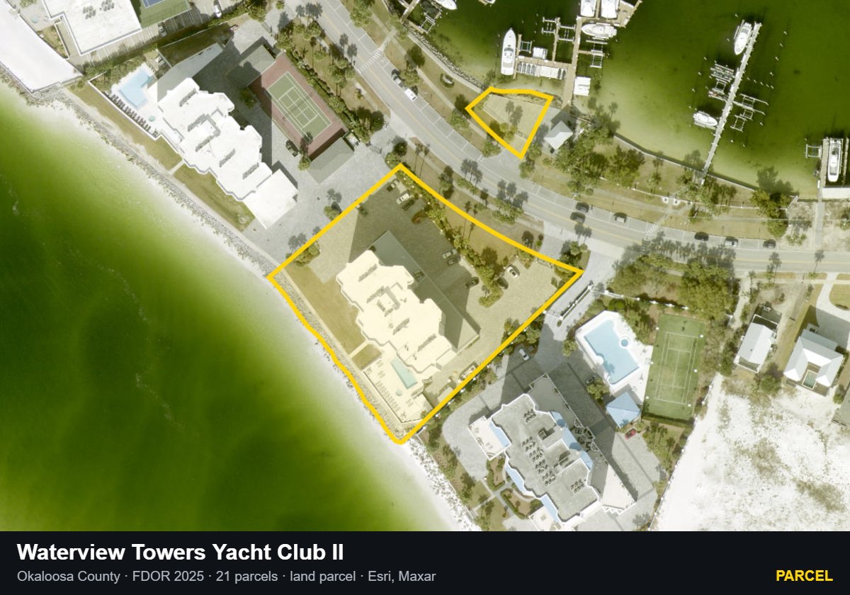 Waterview Towers Yacht Club II — Parcel parcel record