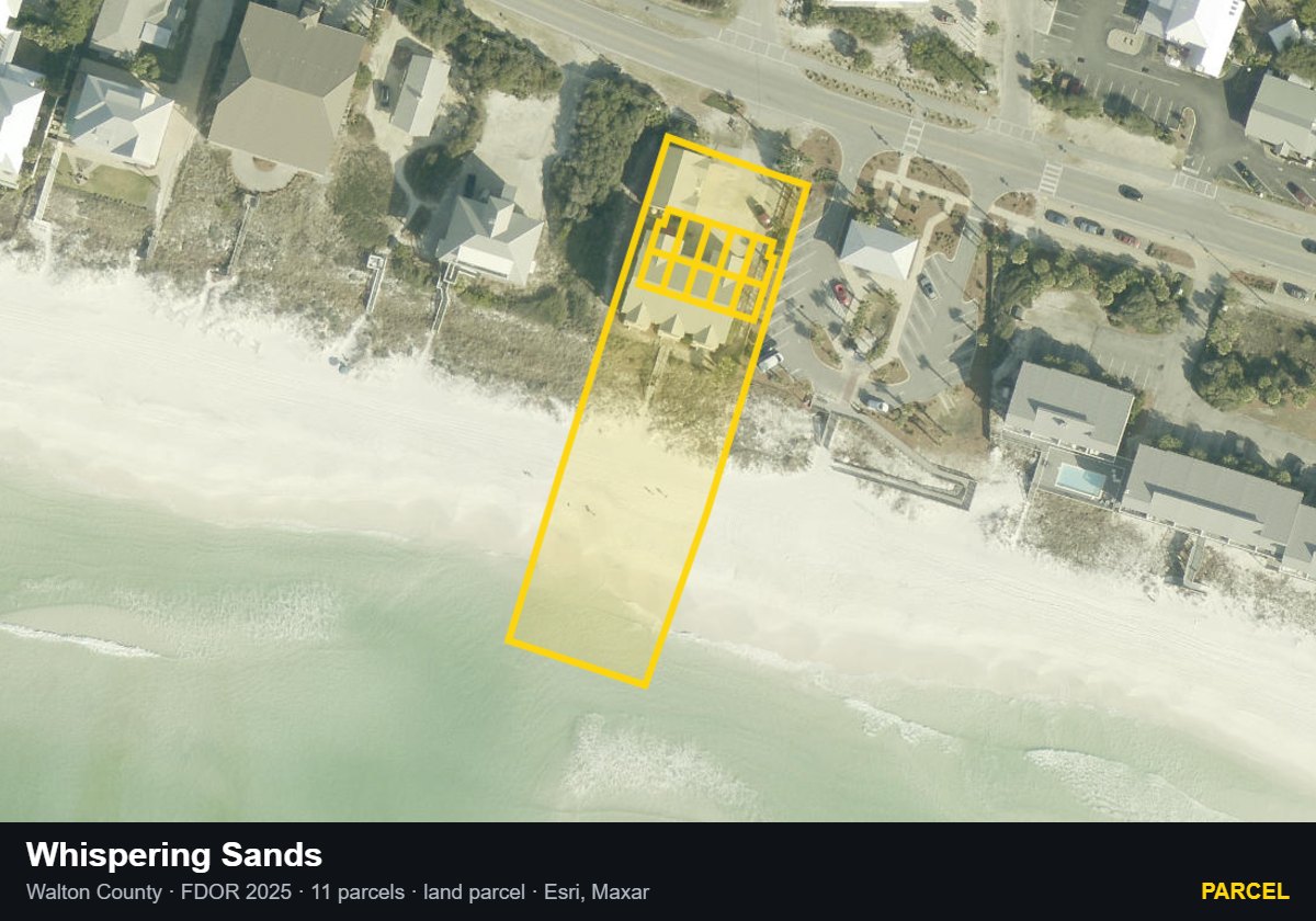 Whispering Sands — Parcel parcel record